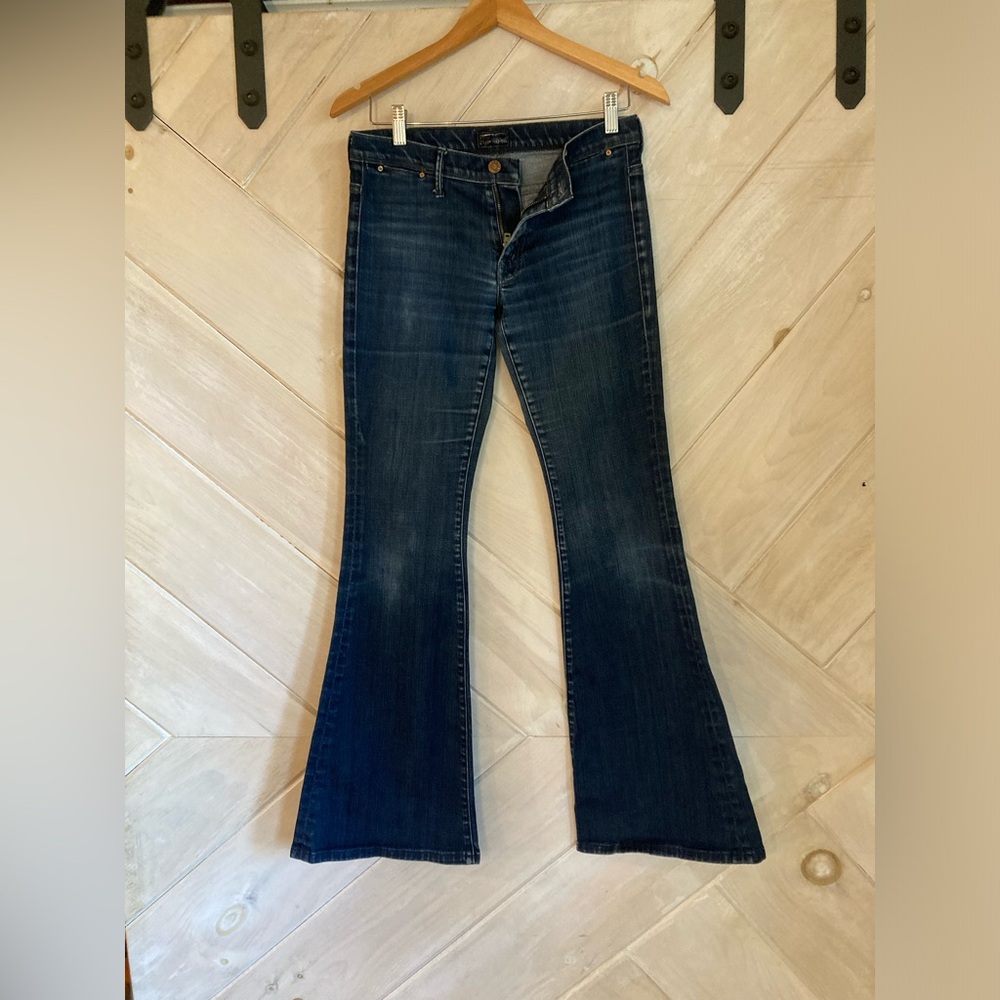 MOTHER Dark Blue Flare Jeans